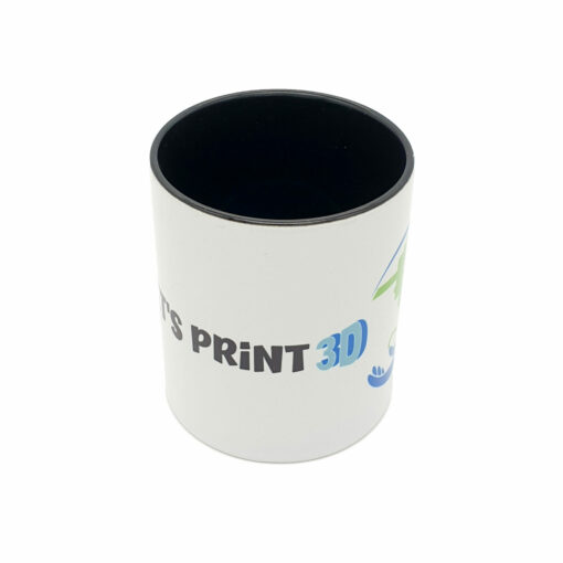 Tasse mit Spruch Lets Print 3D