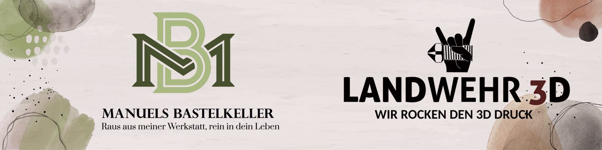 Banner Bastelkeller und Landwehr 3D