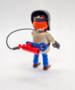 Playmobil Schweißer von hinten mit Maske